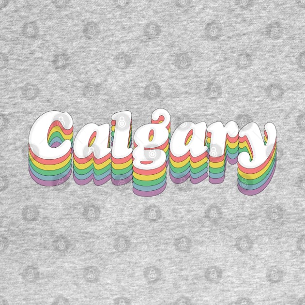 Calgary // Retro Typography Design by DankFutura